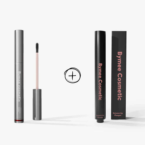 Combo repulpeur lèvres et encre à lèvres vegan beauté clean longue tenue Bymee Cosmetics